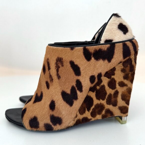 Alexander Wang SS10 Runway Alla Leopard Pony Mule 38 EU - Picture 4 of 15